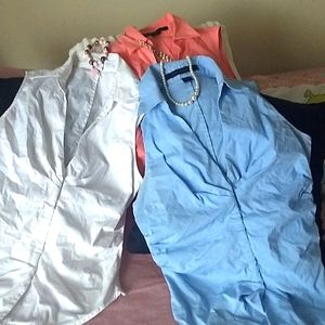 Sleeveless Fitted Blouse